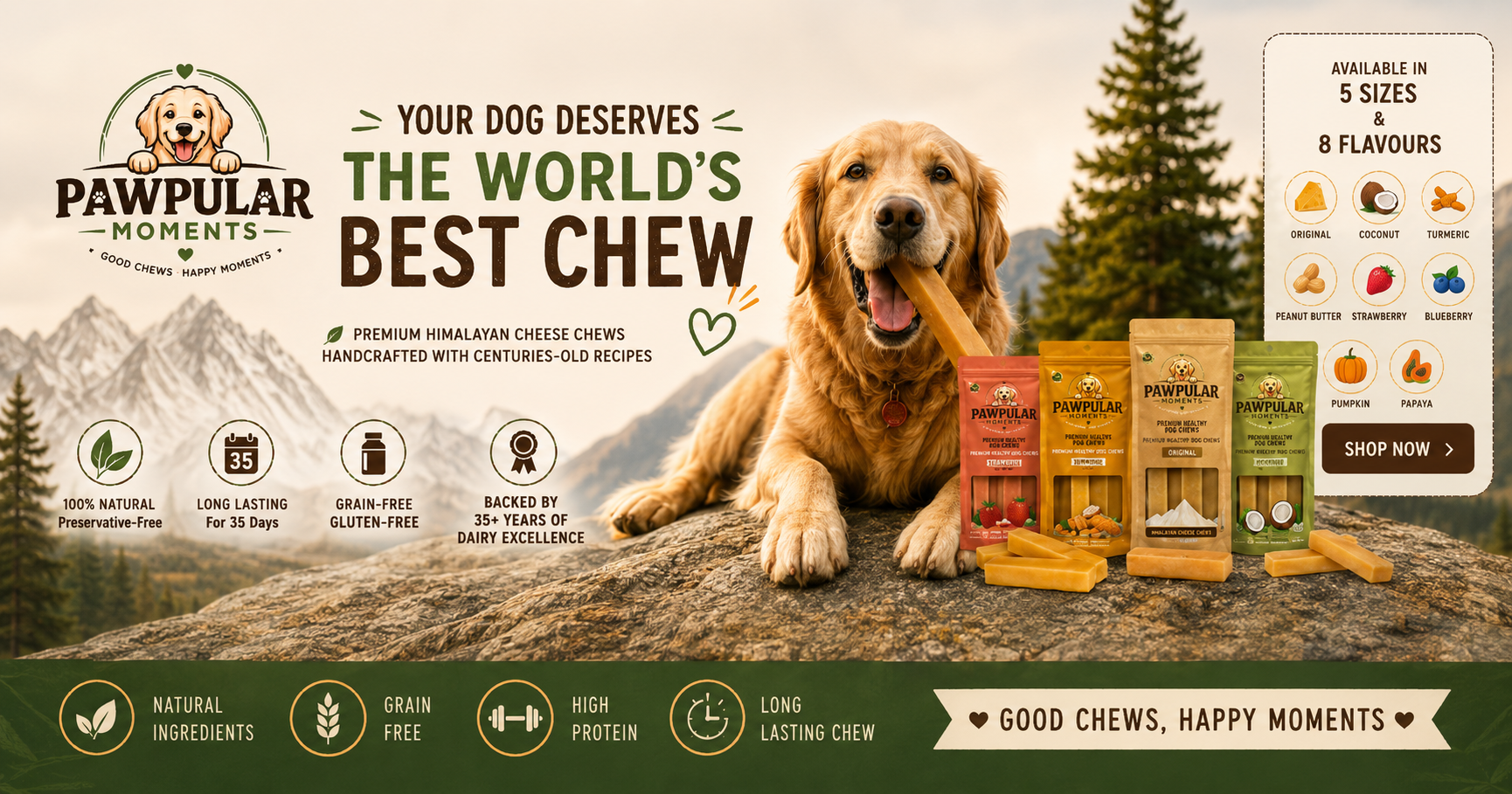 Your Dog Deserves The World's Best Chew — Pawpular Moments